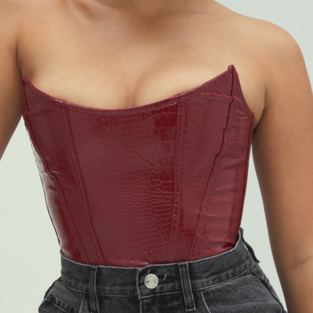 Red Mistress Rocks Duchess Bustier